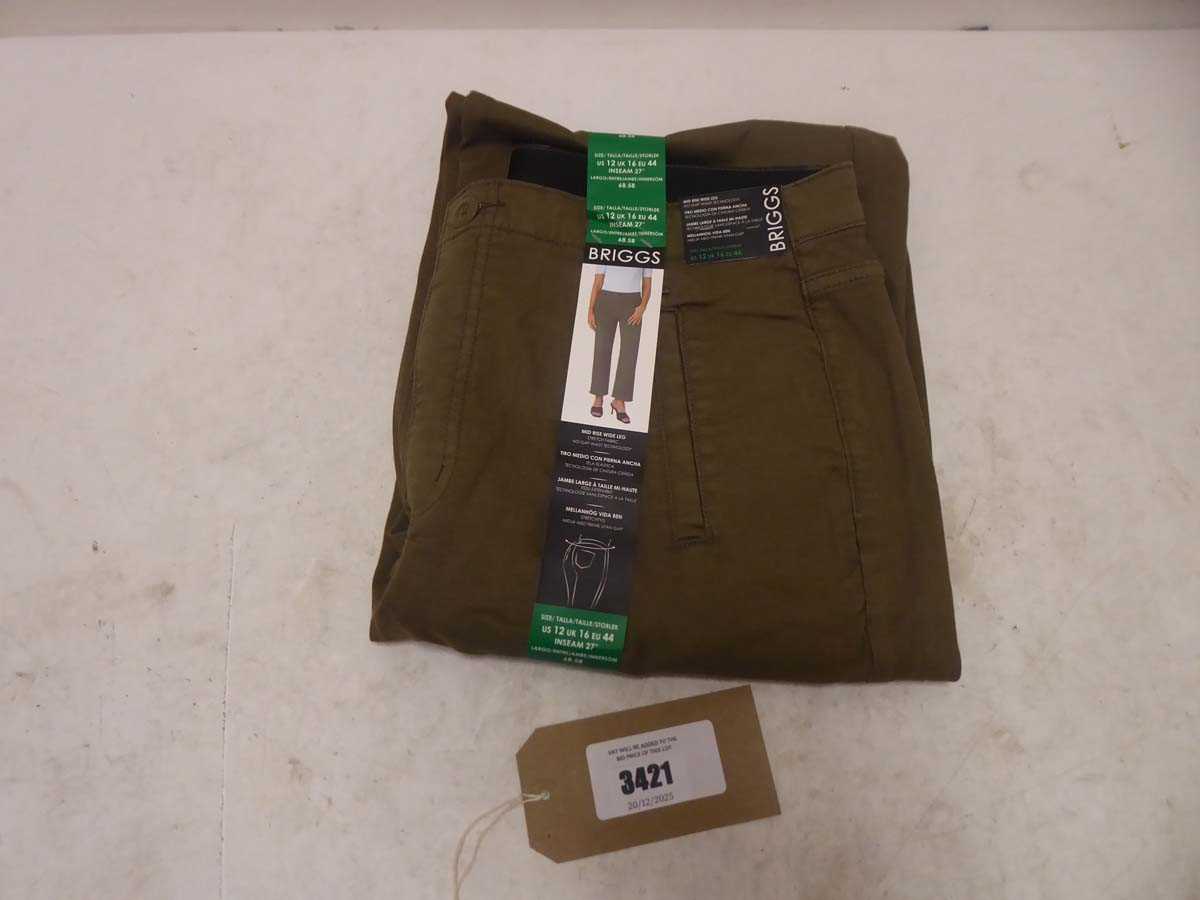 Lot x20 Briggs mid rise wide leg trousers