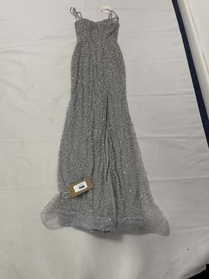 Lot RCr Exclusives silver sydney prom dress size 0...
