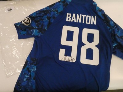 Lot 2300 - England Under-17s Banton cricket shirt bearing...