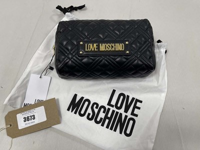 Lot Love Moschino bustina quilted makeup bag in...
