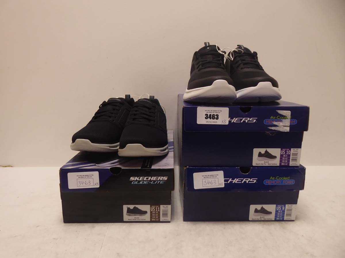 Lot x3 pairs of sketchers