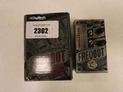 Lot 2302 - DigiTech FreqOut Natural Feedback Creator Peda