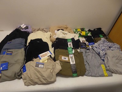 Lot x20 pairs of mixed clothing items to include...