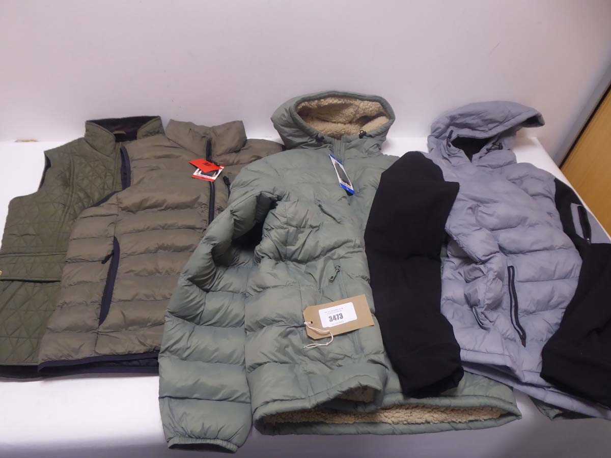 Lot x4 coats/jackets to include 32 degrees heat etc