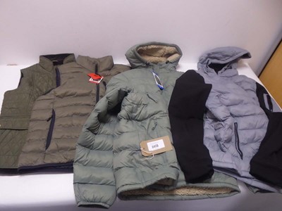 Lot x4 coats/jackets to include 32 degrees heat etc