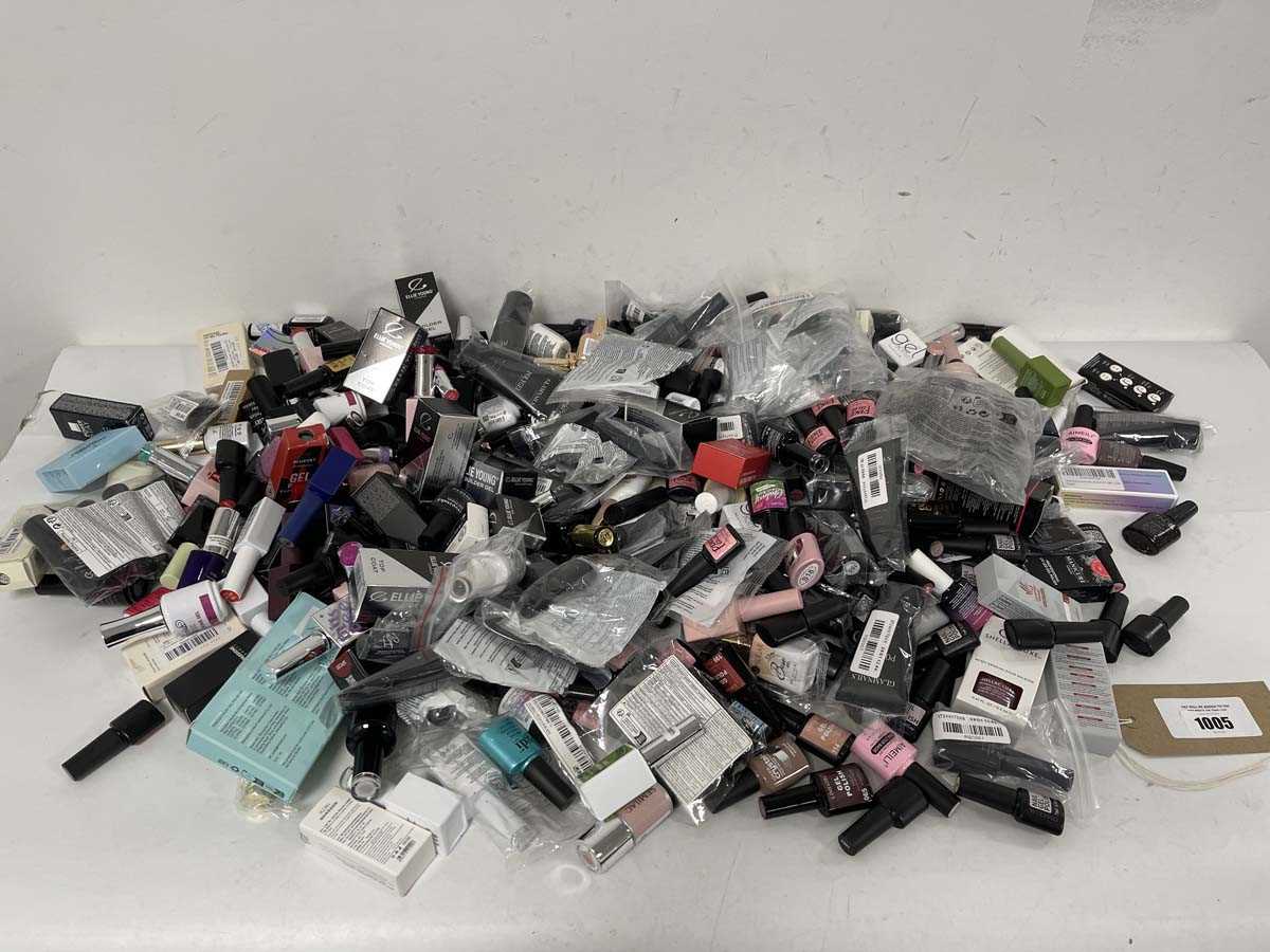 Lot 1005 - Large selection of various gel nail varnishes