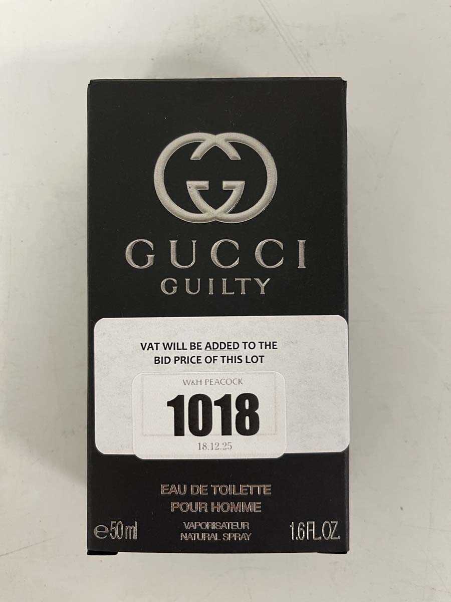 Lot 1018 - Gucci guilty eau de toilette 50ml