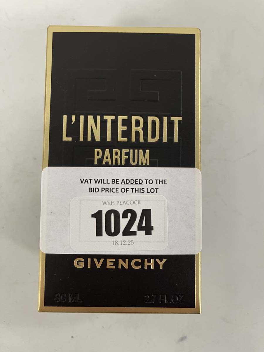 Lot 1024 - Givenchy l'interdit parfum 80ml