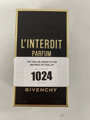 Lot Givenchy l'interdit parfum 80ml