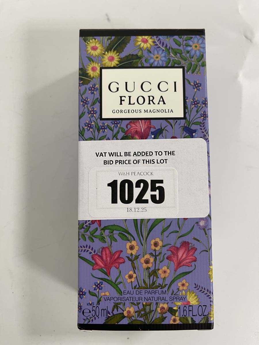 Lot 1025 - Gucci flora gorgeous magnolia eau de parfum 50ml