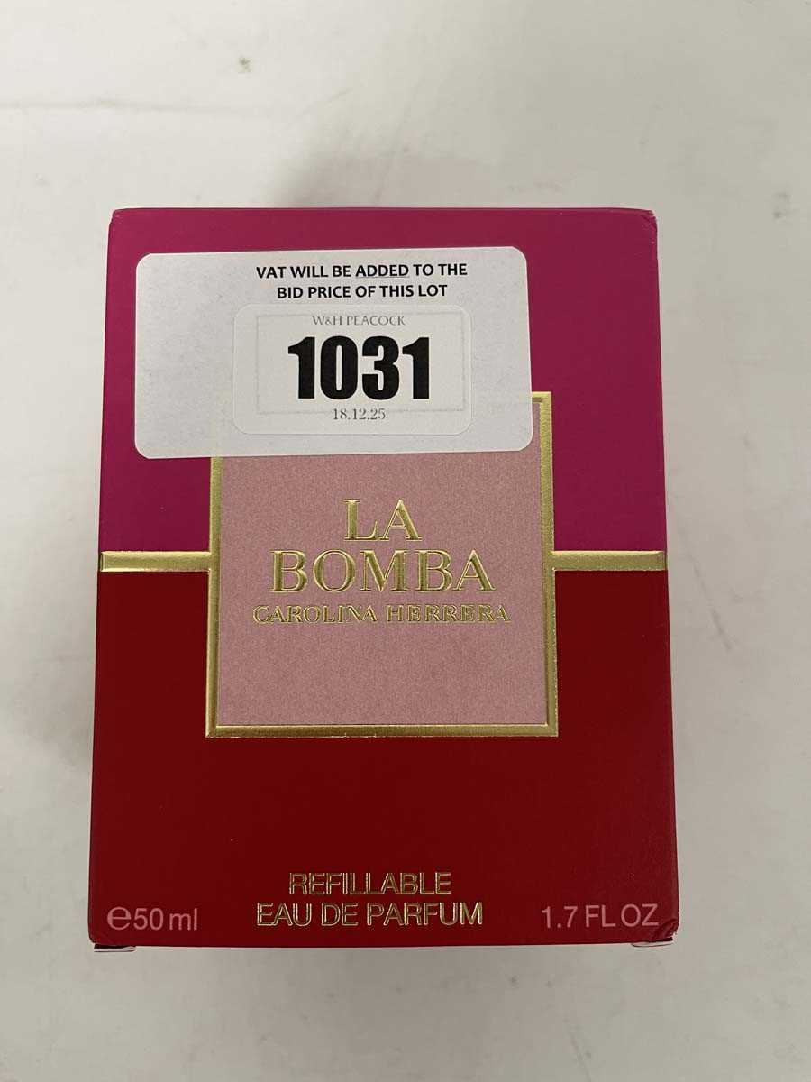 Lot 1031 - Carolina Herrera la bomba refillable eau de...