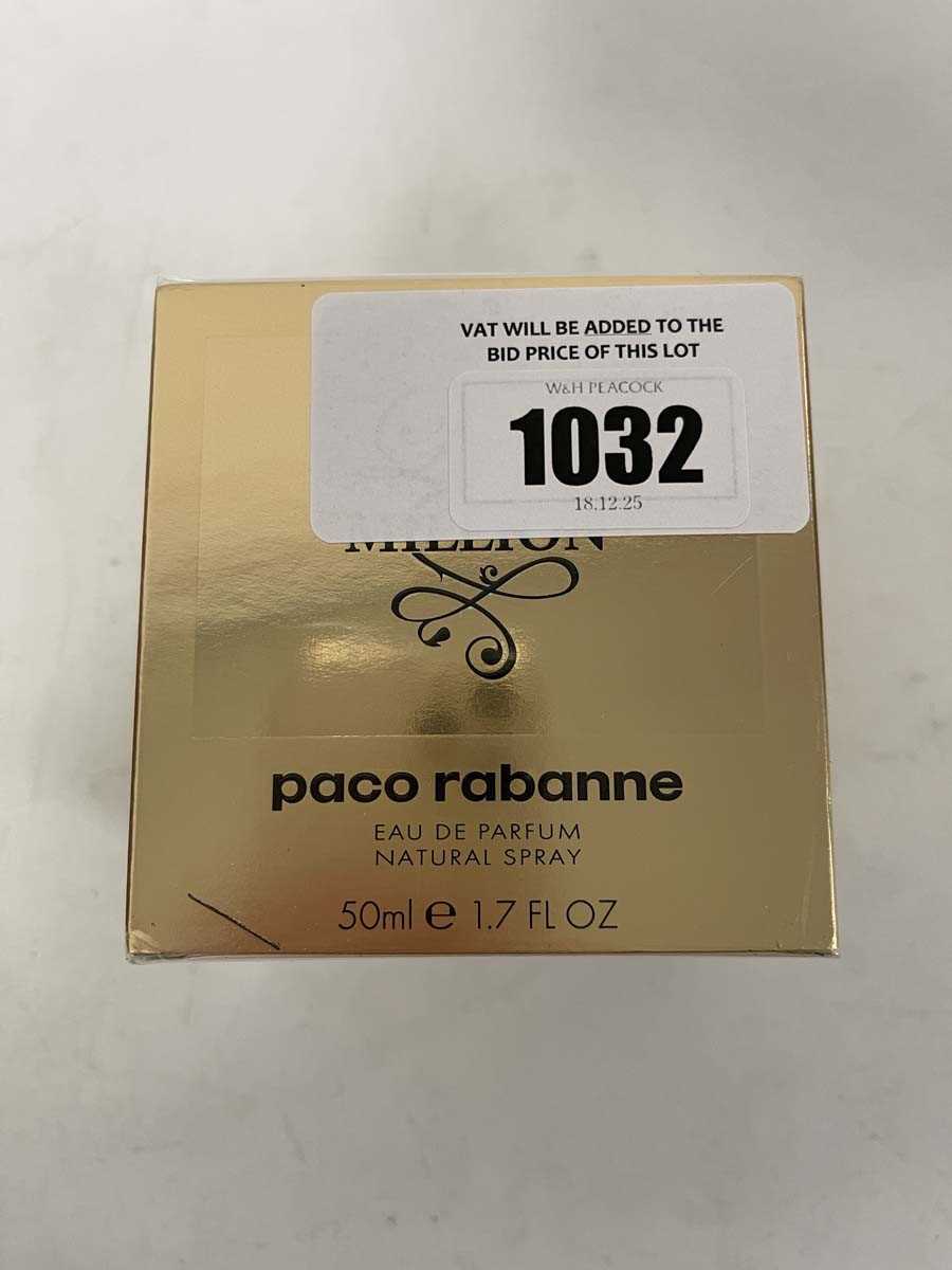 Lot 1032 - Paco Rabanne lady million eau de parfum 50ml