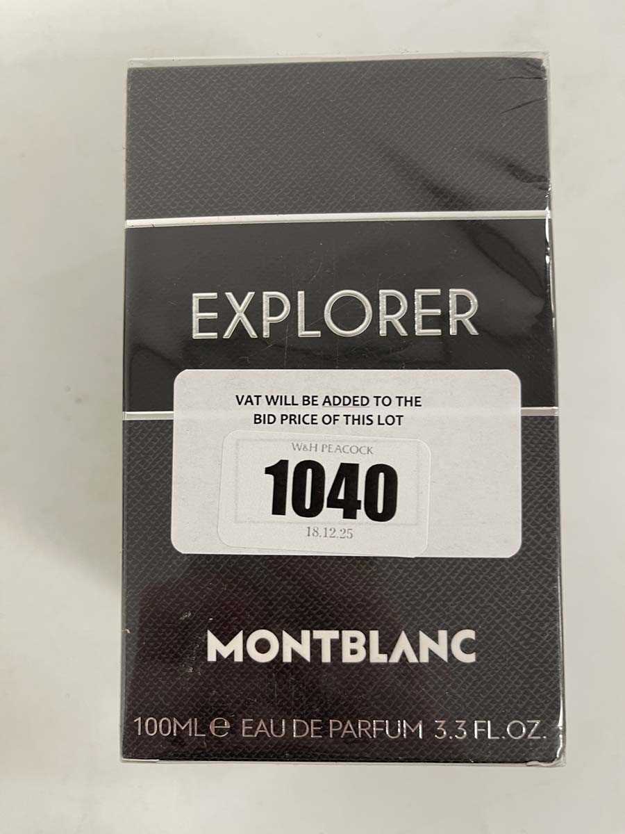 Lot 1040 - Montblanc explorer eau de parfum 100ml