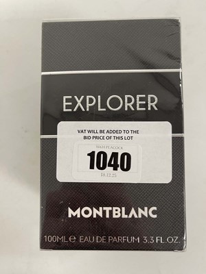 Lot Montblanc explorer eau de parfum 100ml