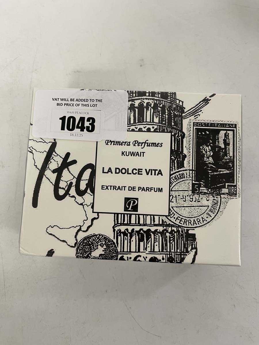 Lot 1043 - Primera Perfumes kuwait la dolce vita extrait...