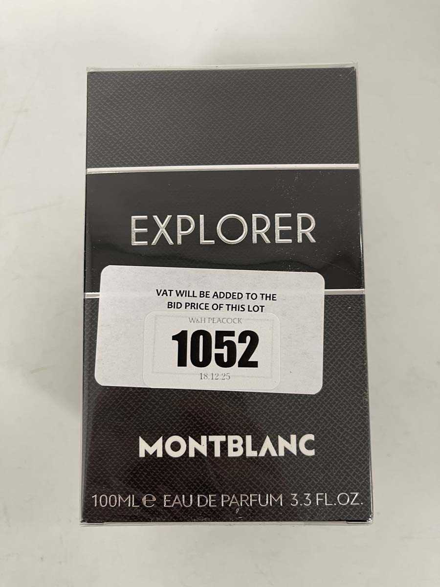Lot 1052 - Montblanc explorer eau de parfum 100ml