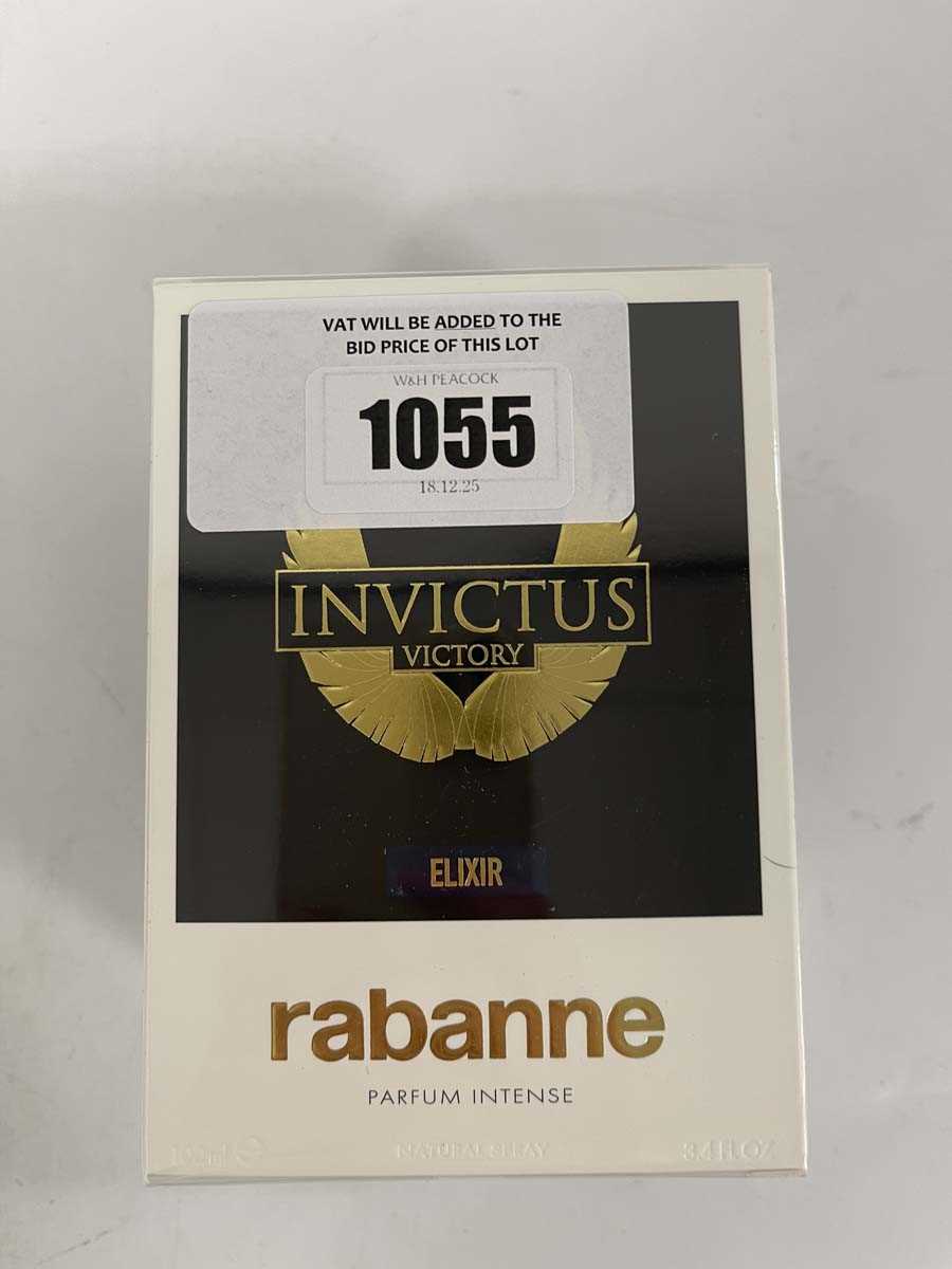 Lot 1055 - Rabanna invictus victory parfum intense 100ml