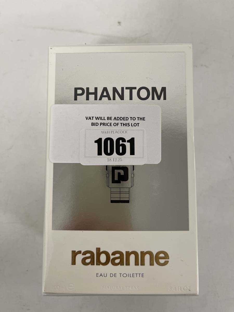 Lot 1061 - Rabanne phantom eau de toilette 1`00ml