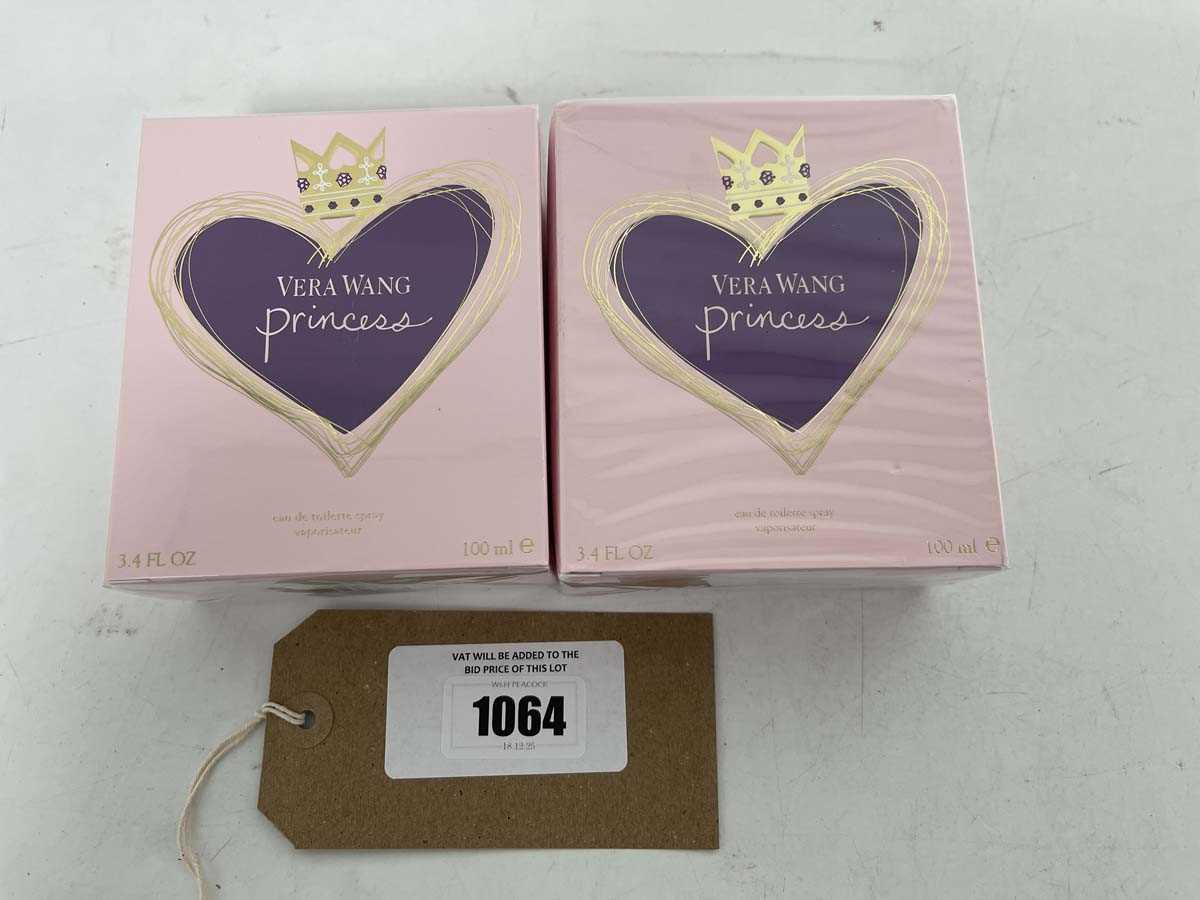 Lot 1064 - 2x Vera Wang princess eau de toilette 100ml