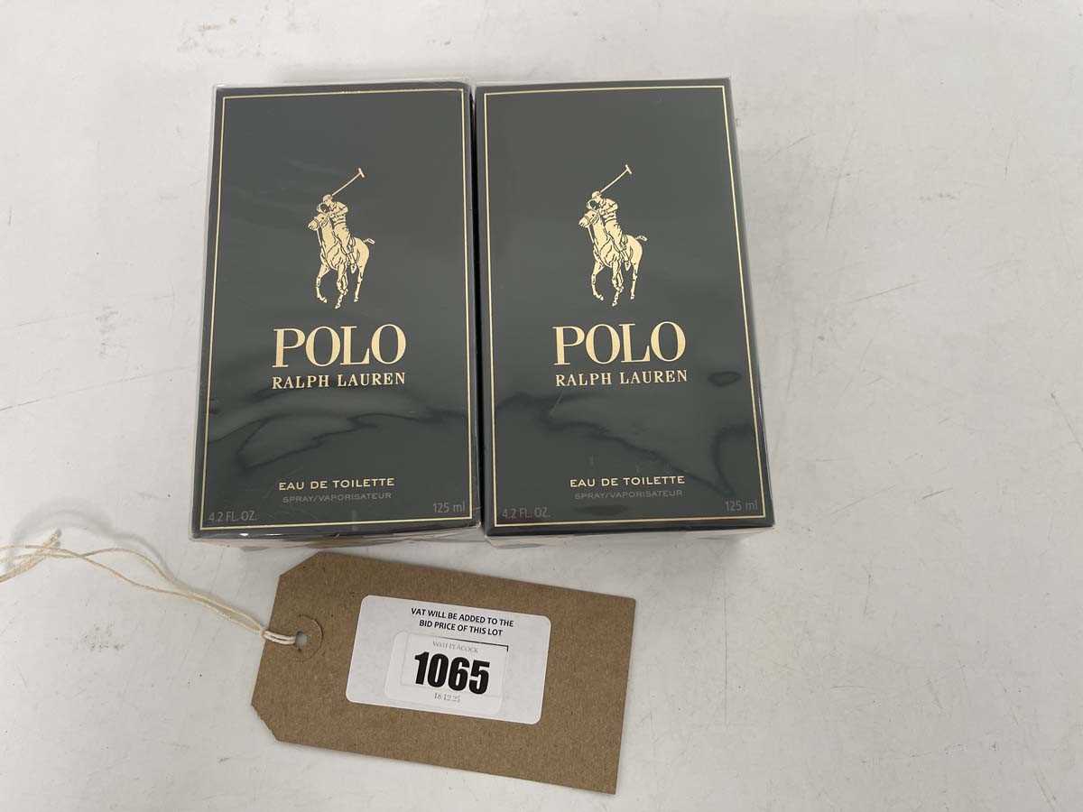 Lot 1065 - 2x Polo Ralph Lauren eau de toilette 125ml