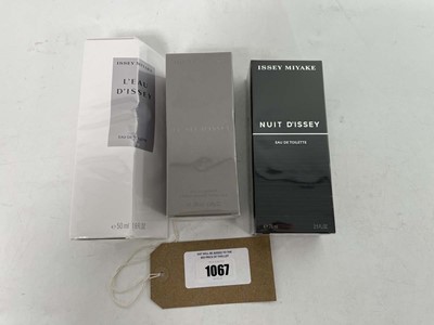 Lot 3x Issey Miyake perfumes to include l'eau...