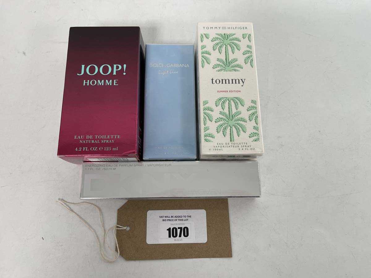 Lot 1070 - 4x Perfumes to include DNKY women 50ml, Joop!...