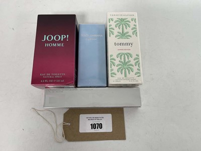 Lot 4x Perfumes to include DNKY women 50ml, Joop!...