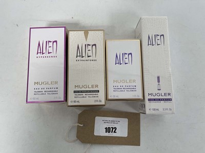 Lot 4x Mugler perfumes to include alien 30ml &...