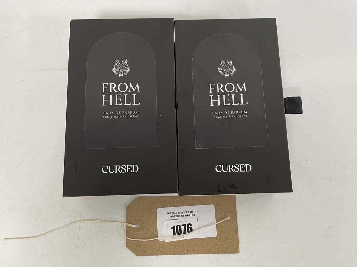 Lot 1076 - 2x Cursed from hell eaux de parfum 100ml