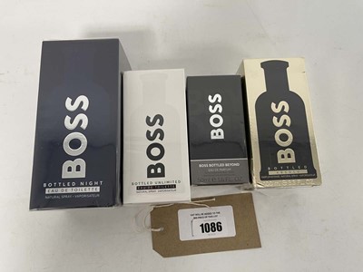 Lot 4x Various Hugo Boss perfumes