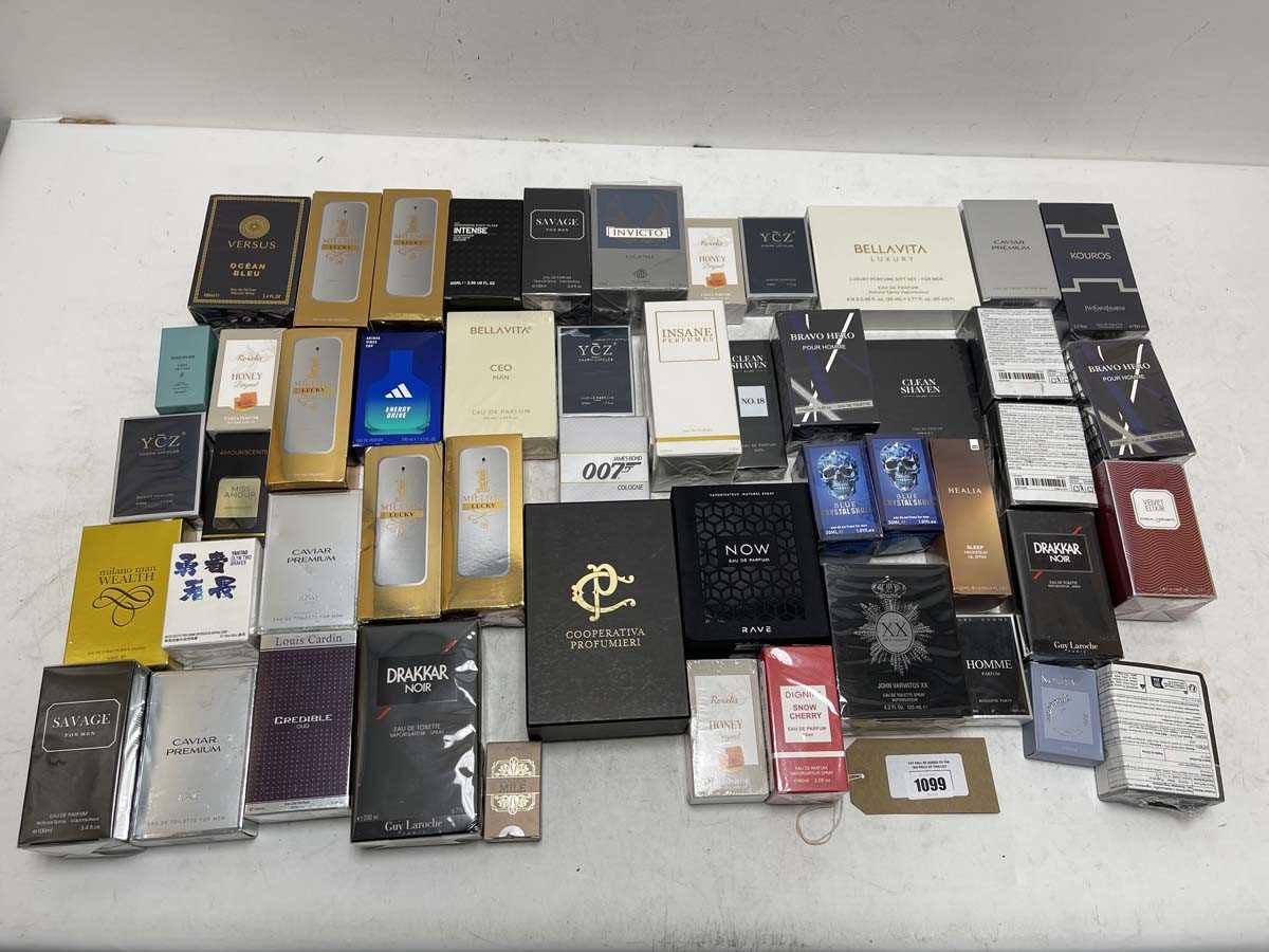 Lot 1099 - Large selection of various perfumes