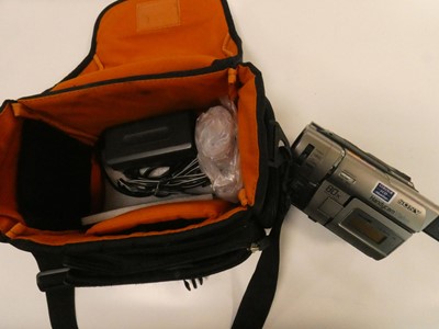 Lot 2304 - Sony HandyCam Vision CCD-TRV48E with case and...