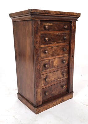 Lot 6 - A 19th century walnut tabletop 'Wellington'...