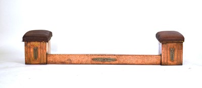 Lot 17 - An Arts & Crafts club fender with beaten...