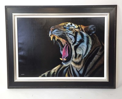 Lot 53 - Andy (Andrew) Caddick (contemporary), Tiger,...