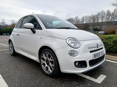 Lot 4001 - (WV65 YLG) 2015 Fiat 500 S 3-door hatchback in...