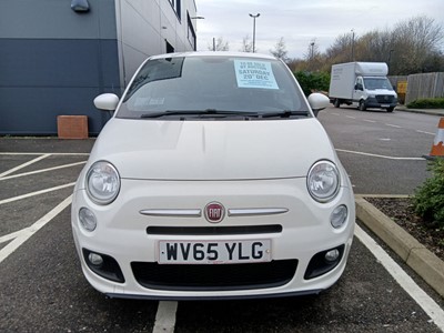 Lot 4001 - (WV65 YLG) 2015 Fiat 500 S 3-door hatchback in...