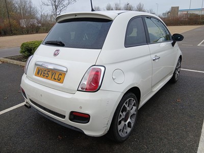 Lot 4001 - (WV65 YLG) 2015 Fiat 500 S 3-door hatchback in...