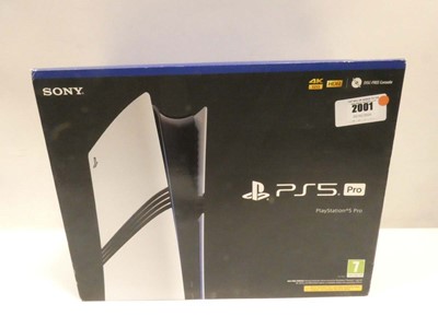 Lot 2001 - Sony PlayStation 5 Pro 2TB console, boxed