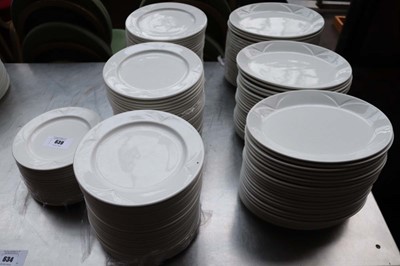 Lot 639 - Approx. 60 Steelite 28cm oval plates and...