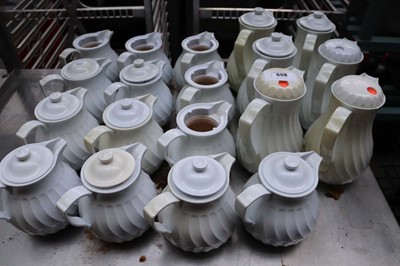 Lot 656 - 6 large plastic thermal flasks and 13 similar...