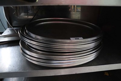 Lot 660 - Approx. 25 large various size oval platters