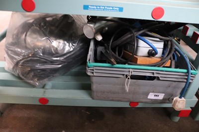 Lot 684 - Shelf of assorted electronic items including...