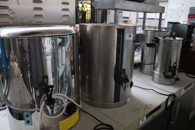 Lot 688 - 2 electric tea urns