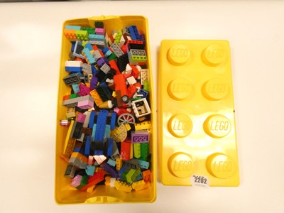 Lot 2202 - Box containing various Lego items