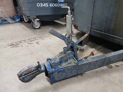 Lot 4204 - A twin axle horse box trailer with rear...