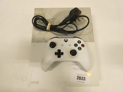 Lot 2033 - Xbox One S 500GB with controller and power lead