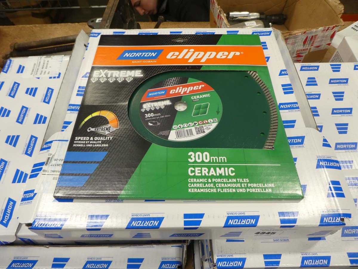 Lot 4344 - Norton Clipper St Gobain extreme ceramic turbo...