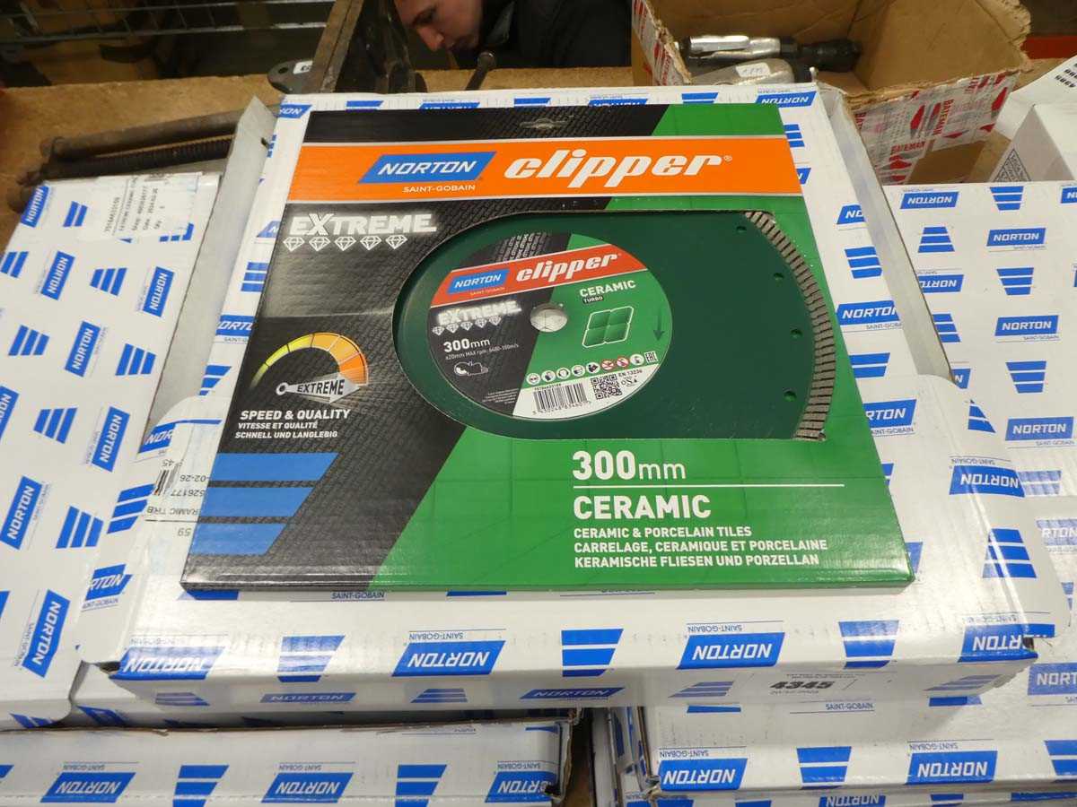 Lot 4345 - Norton Clipper St Gobain extreme ceramic turbo...