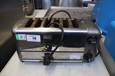 Lot 713 - Six slice Lockhart toaster